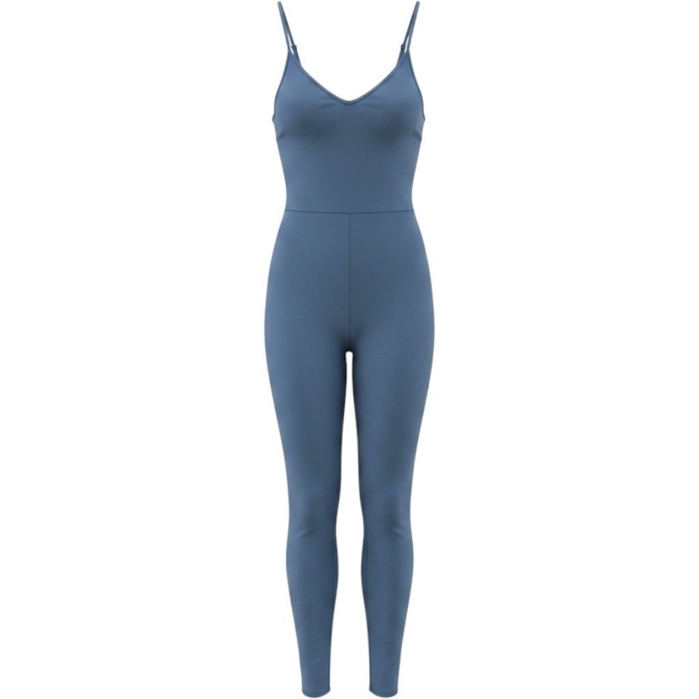 Reformation 1 Piece Eco Stretch Blue Emmy Jumpsuit Women XS Romper